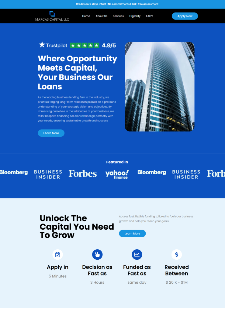 Modern eCommerce Website Layout