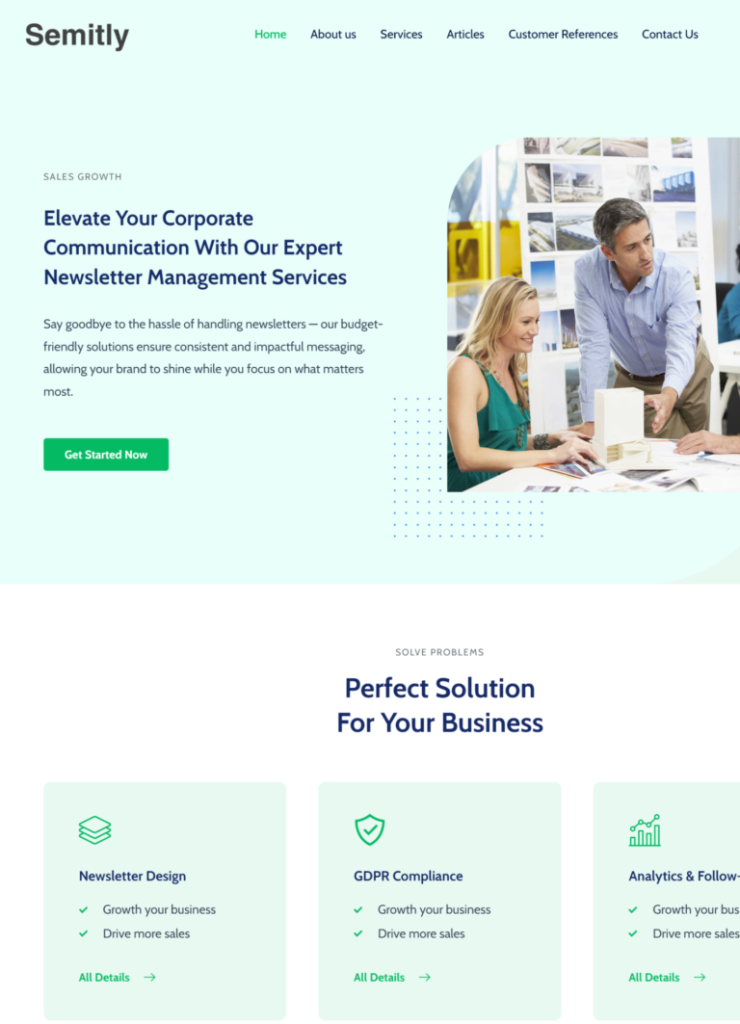 WordPress WooCommerce Homepage Design